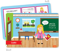 Spark & Spark Laminated Placemats - Learning Time (Blonde Girl)