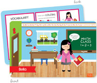 Spark & Spark Laminated Placemats - Learning Time (Black Hair Girl)