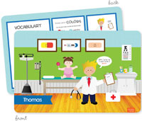 Spark & Spark Laminated Placemats - Doctor's Visit (Blonde Boy)