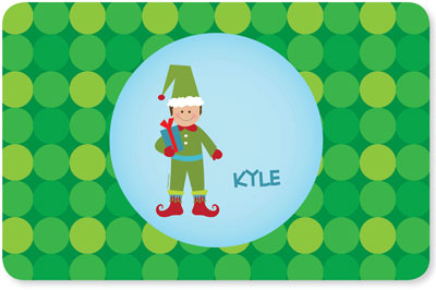 Spark & Spark Laminated Placemats - Cute Elf (Boy)