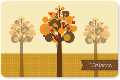 Spark & Spark Laminated Placemats - Fall Trees
