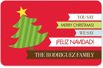 Spark & Spark Laminated Placemats - Feliz Navidad