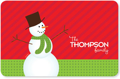 Spark & Spark Laminated Placemats - The Snowman Is Here Spark & Spark Laminated Placemats - The Snowman Is Here