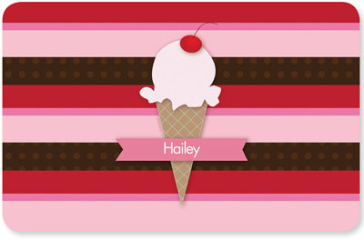 Spark & Spark Laminated Placemats - Strawberry Cone Spark & Spark Laminated Placemats - Strawberry Cone