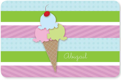 Spark & Spark Laminated Placemats - Yummy Ice Cream