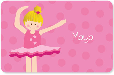 Spark & Spark Laminated Placemats - Love For Ballet (Blonde)