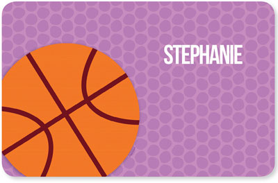 Spark & Spark Laminated Placemats - Basketball Fan