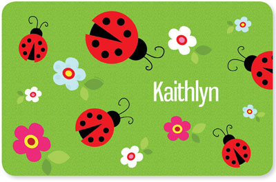 Spark & Spark Laminated Placemats - Curious Lady Bug