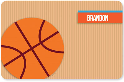 Spark & Spark Laminated Placemats - Basketball Fan