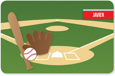 Spark & Spark Laminated Placemats - Baseball Fan