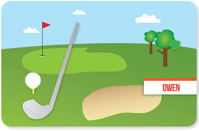 Spark & Spark Laminated Placemats - My Love For Golf