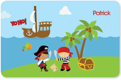 Spark & Spark Laminated Placemats - Yo Ho Pirate