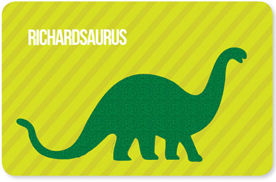 Spark & Spark Laminated Placemats - Dino And Me (Green)
