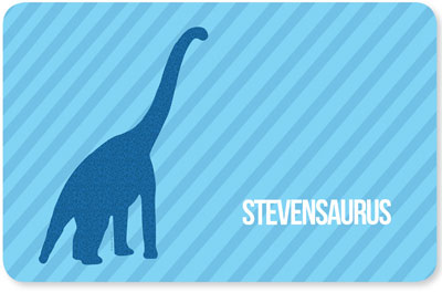 Spark & Spark Laminated Placemats - Dino And Me (Blue)