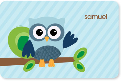 Spark & Spark Laminated Placemats - Owl Be Yours (Boy)