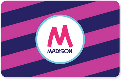 Spark & Spark Laminated Placemats - Fun Initials (Magenta) Spark & Spark Laminated Placemats - Fun Initials (Magenta)