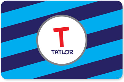 Spark & Spark Laminated Placemats - Fun Initials (Blue) Spark & Spark Laminated Placemats - Fun Initials (Blue)