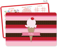 Spark & Spark Laminated Placemats - Strawberry Cone