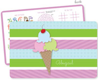 Spark & Spark Laminated Placemats - Yummy Ice Cream
