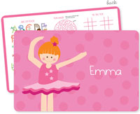 Spark & Spark Laminated Placemats - Love For Ballet (Red Hair)