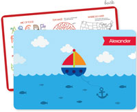 Spark & Spark Laminated Placemats - Sailing The Blue Ocean