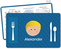 Spark & Spark Laminated Placemats - Just Like Me (Boy)