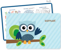 Spark & Spark Laminated Placemats - Owl Be Yours (Boy)