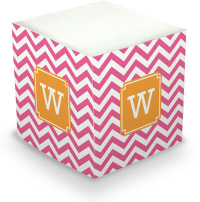 Create-Your-Own Sticky Memo Cubes by Boatman Geller (Chevron)