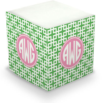 Create-Your-Own Sticky Memo Cubes by Boatman Geller (Lattice)