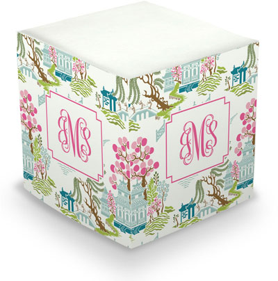 Sticky Memo Cubes by Boatman Geller - Chinoiserie Spring (675 Self-Stick Notes)