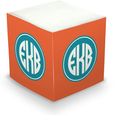 Sticky Memo Cubes by Chatsworth - Great Gifts Orange (675 Self-Stick Notes)