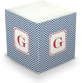 Create-Your-Own Sticky Memo Cubes by Boatman Geller (Herringbone)
