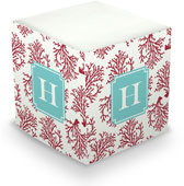 Create-Your-Own Sticky Memo Cubes by Boatman Geller (Coral)