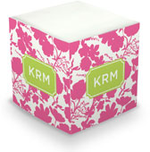 Create-Your-Own Sticky Memo Cubes by Boatman Geller (Eliza Floral)