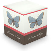 Prentiss Douthit Sticky Memo Cube - Butterfly (675 Self-Stick Notes)