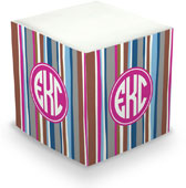 Sticky Memo Cubes by Chatsworth - Cool Stripes (675 Self-Stick Notes)