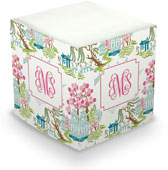 Sticky Memo Cubes by Boatman Geller - Chinoiserie Spring (675 Self-Stick Notes)