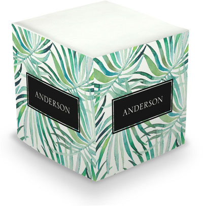 Sticky Memo Cubes by The Boatman Group - Fern (675 Self-Stick Notes) Sticky Memo Cubes by The Boatman Group - Fern (675 Self-Stick Notes)