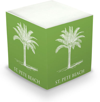 Sticky Memo Cubes by The Boatman Group - Palm Tree (675 Self-Stick Notes)
