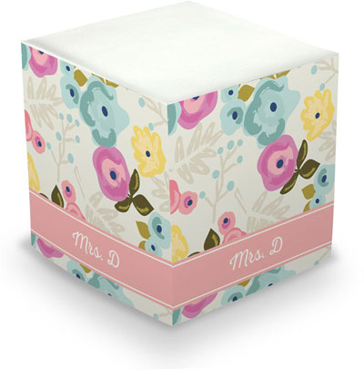Sticky Memo Cubes by The Boatman Group - Bloom Ecru (675 Self-Stick Notes) Sticky Memo Cubes by The Boatman Group - Bloom Ecru (675 Self-Stick Notes)