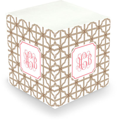 Sticky Memo Cubes by The Boatman Group - Bamboo Lattice (675 Self-Stick Notes) Sticky Memo Cubes by The Boatman Group - Bamboo Lattice (675 Self-Stick Notes)