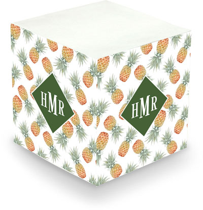 Sticky Memo Cubes by The Boatman Group - Pineapples (675 Self-Stick Notes) Sticky Memo Cubes by The Boatman Group - Pineapples (675 Self-Stick Notes)