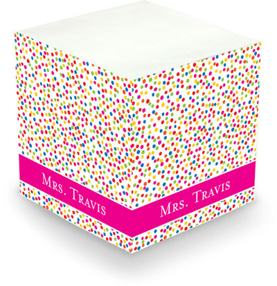 Sticky Memo Cubes by The Boatman Group - Sprinkles (675 Self-Stick Notes)