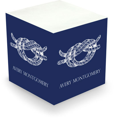 Sticky Memo Cubes by The Boatman Group - Nautical Knot (675 Self-Stick Notes) Sticky Memo Cubes by The Boatman Group - Nautical Knot (675 Self-Stick Notes)
