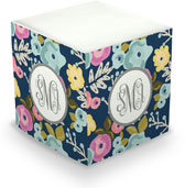 Sticky Memo Cubes by The Boatman Group - Bloom Navy (675 Self-Stick Notes)