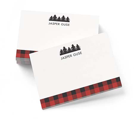 Post-it Note Set by Carlson Craft (Forest Plaid) Post-it Note Set by Carlson Craft (Forest Plaid)