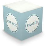 Great Gifts by Chatsworth - Decorative Memo Cubes/Sticky Notes (Light Blue)