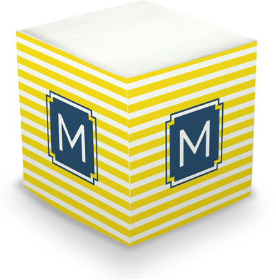 Dabney Lee Personalized Sticky Note Cubes - Cabana Dabney Lee Personalized Sticky Note Cubes - Cabana
