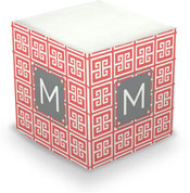 Dabney Lee Personalized Sticky Note Cubes - Greek Key