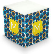Dabney Lee Personalized Sticky Note Cubes - Nautical Knots
